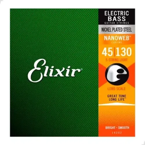 Cordas elixir de contrabaixo para 4 cordas