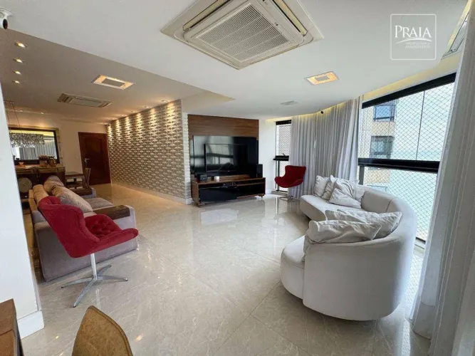 Apartamento com 3 dormitórios à venda, 150 m² por R$ 3.700.000 - Praia da Costa - Vila Vel