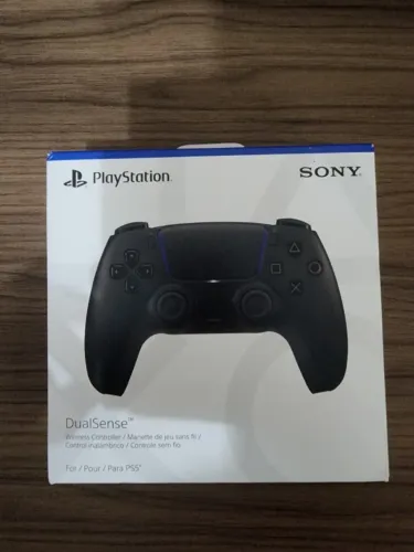 Controle Ps5 Dualsense Preto Sem Fio Original Sony