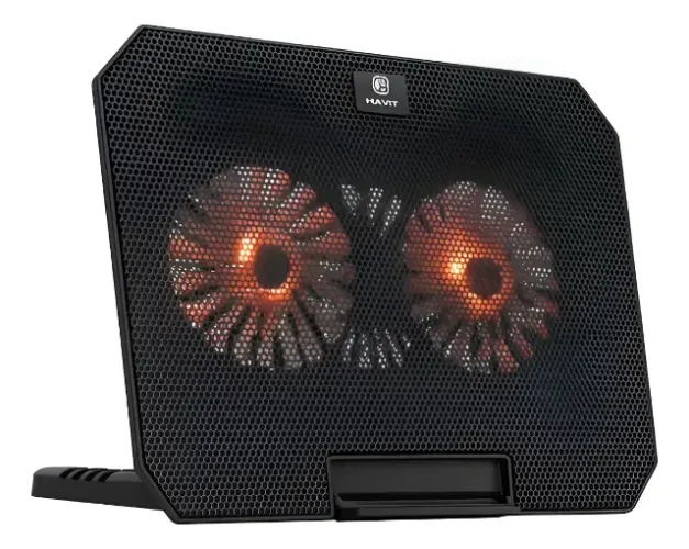 Suporte Para Notebook Hayom 2 Fans 140mm 1300rpm 357x262mm Preto