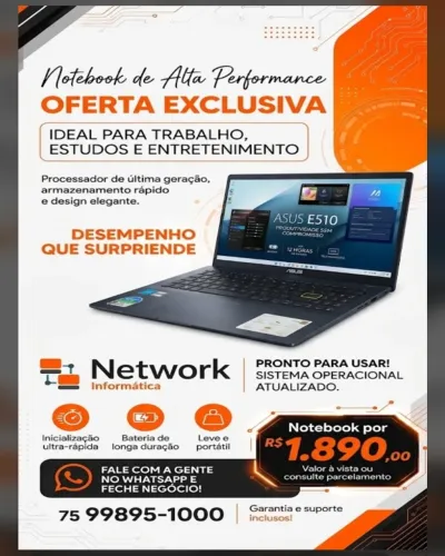 Notebook Asus E510