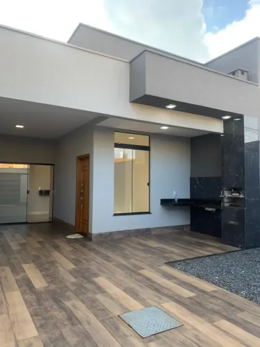 Casa Nova 3 Quartos | Pé Direito Alto | Área Gourmet | Recanto das Minas