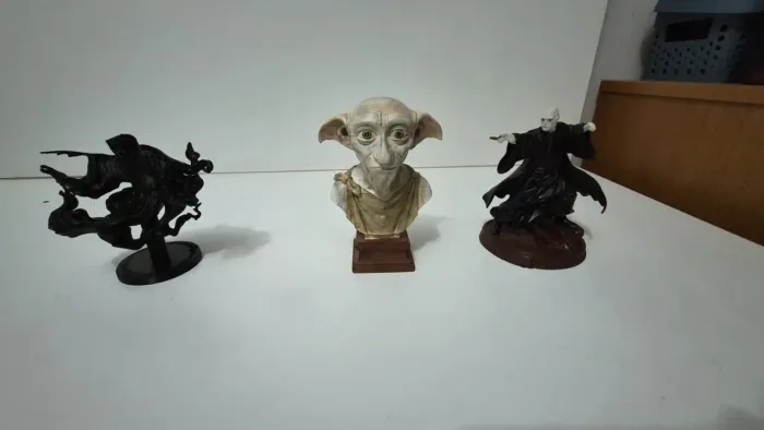 Estatuetas Harry Potter impressão 3D - Dobby, dementador, Voldemort 