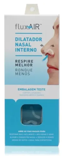 Dilatador Nasal Flux Air - 2 unidades - Tamanho Médio e Grande (M + G)