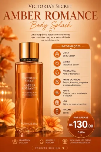 Body Splash Victoria's Secret amber romance 250ml
