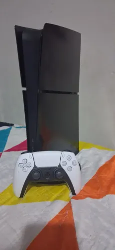 PS5 SLIM BLACK 825 GB 3 MESES DE USO+NOTA FISCAL