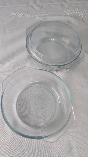 Travessas de vidro refratário 