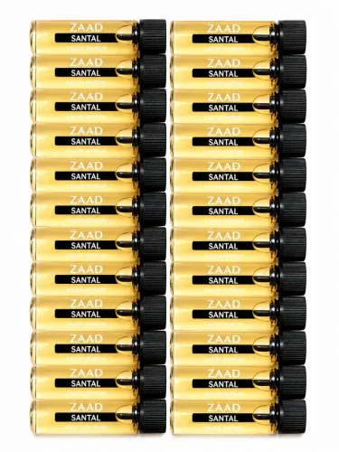 Zaad santal Eau Parfum 100ml boticário fracionado em 25 frascos de 4ml originais