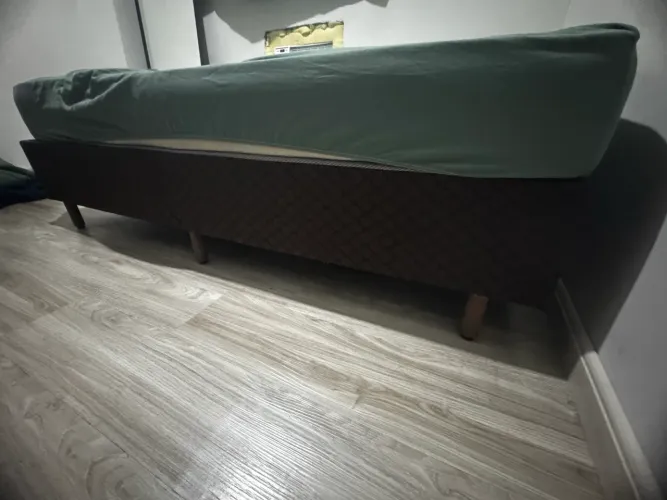 Cama box casal, semi nova