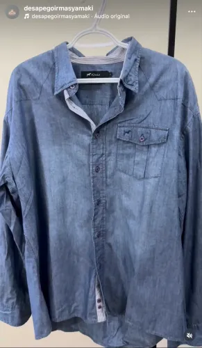 CAMISA ASUL TOWNLEY