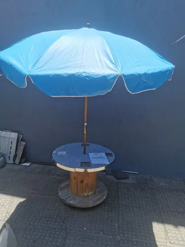 Conjunto para área de lazer Guarda Sol e Mesa