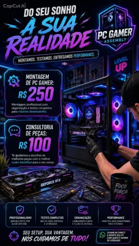 Consultoria (Todo o Brasil) e Montagem de PC Gamer em Salvador - Preço Justo