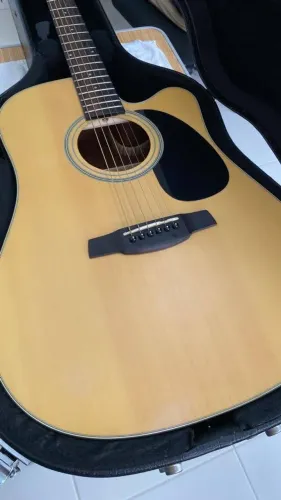 Violão Krafter HDC-21EQ/S NT cordas de aço