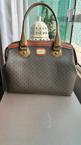 Bolsa Victor Hugo Original em Canvas Coral