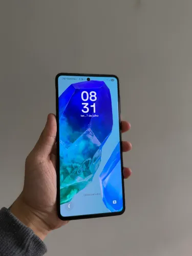 Samsung Galaxy M55 5G | 256GB | 8GB RAM | Azul Escuro | Estado de Novo