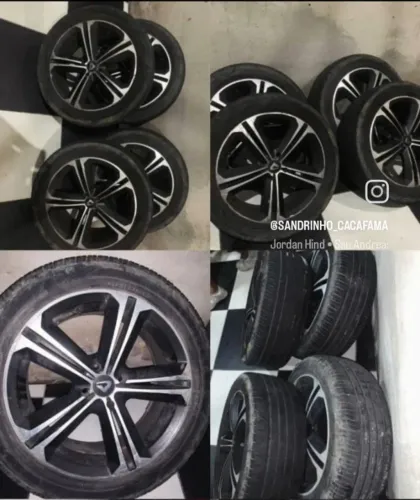 Roda volcano aro 17 4 furos calça em carro da GM ou volks