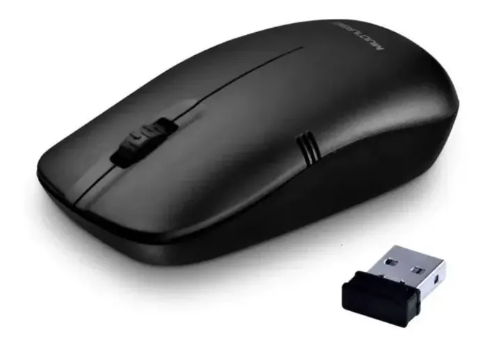 Mouse Sem Fio Lite Mo285 2.4ghz Usb 200dpi Multilaser Cor Preto