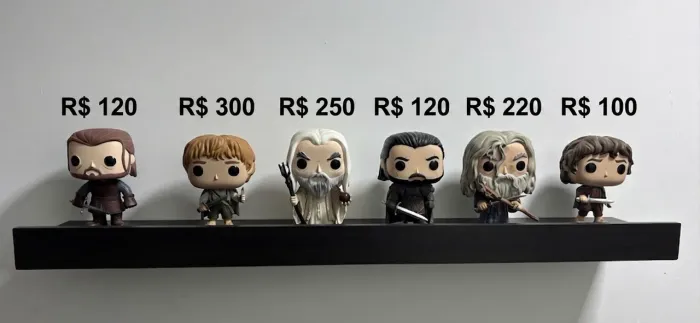Funkos Pop loose! Senhor dos Anéis e Game of Thrones