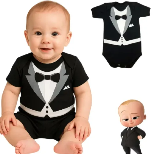 .poderoso chefinho roupinha para bebe menino nova vete até 1 ano