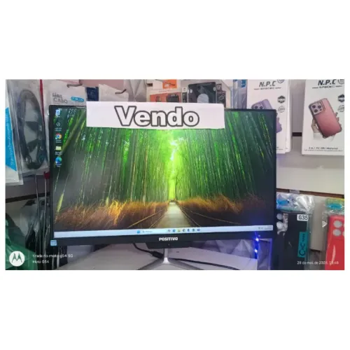 All In One positivo  W11 Tela 21.5 polegadas Intel Celeron N4000 RAM 4GB ssd 128gb