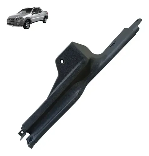 Soleira Porta Traseira Direita Fiat Palio Strada 2008 2020 Preto