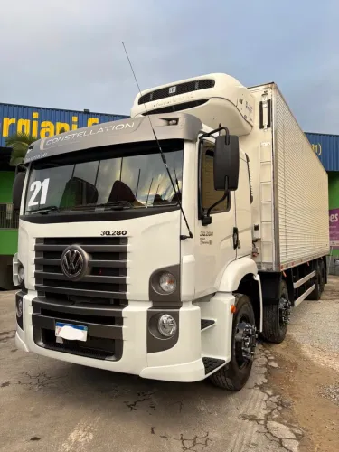 Vw 30280 Prime 8x2 Ano 2021 Com Baú Refrigerado 16 Paletes