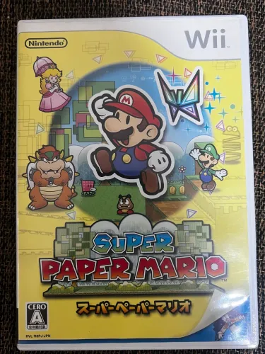 Super Paper Mario - Nintendo Wii Original | Excelente Estado | NTSC-J