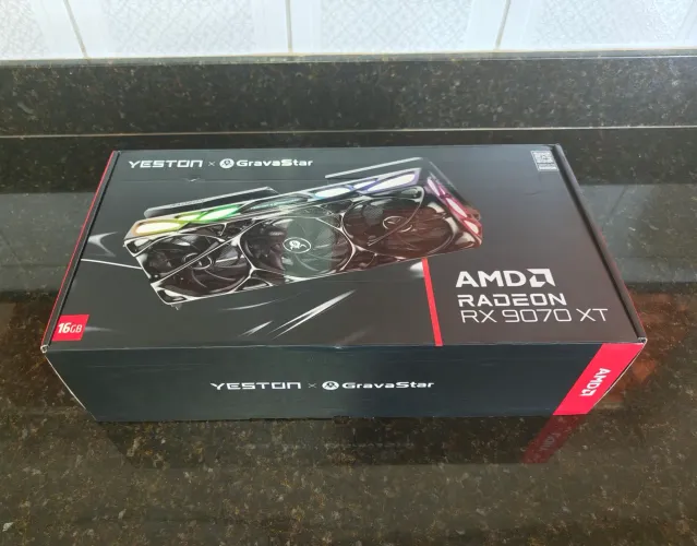 Yeston x GravaStar RX 9070 XT Mercury Nova OC
