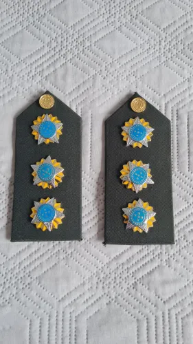 Par de platinas oficial superior coronel Exército novas