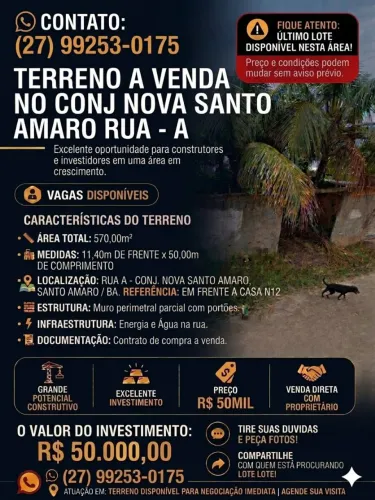Terreno Murado (50x11,40) 50.000,00