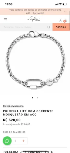 Pulseira vivara