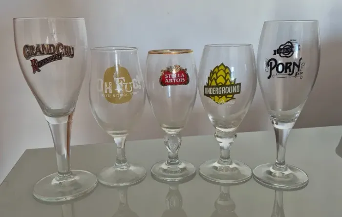 5 Taças de Cerveja