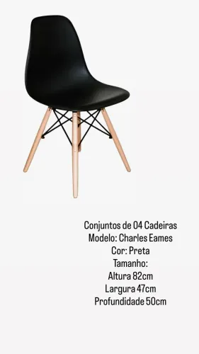 Conjuntos de 04 Cadeiras 