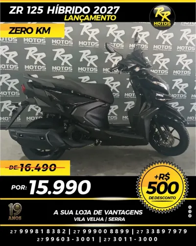 Moto Yamaha ZR 125 HÍBRIDO 2027 ZERO KM