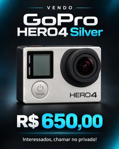 Câmera gopro hero 4 Silver