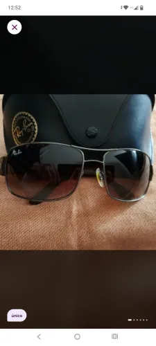 Óculos Rayban aviador marrom