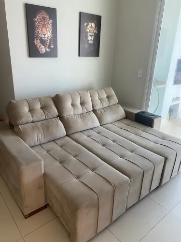 Sofá reclinável 