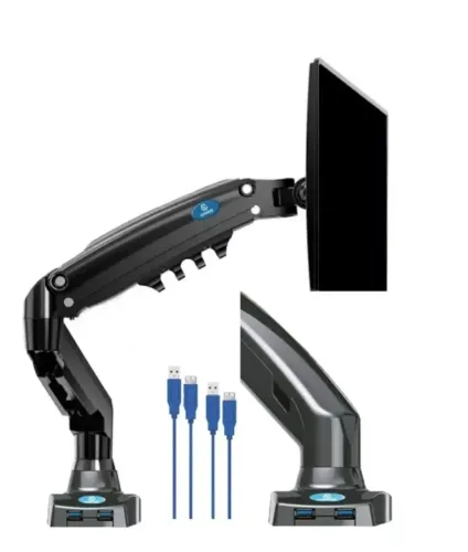 Suporte para Monitor Onistek F90 USB Articulado 17 a 30 Com 2 Porta USB braço articulado