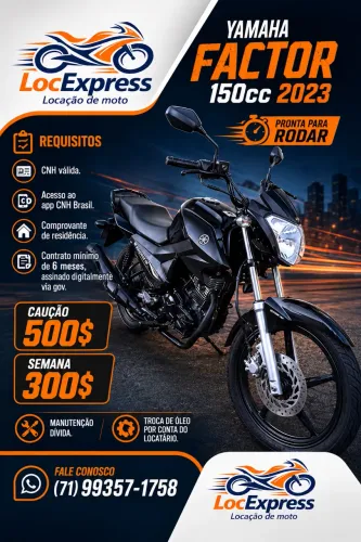 YAMAHA FACTOR 2023 (LOCAÇÃO)