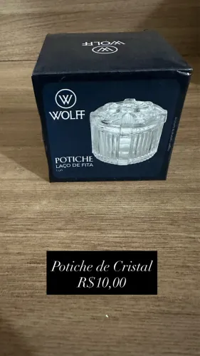Potiche Laço de Fita (pote de vidro)
