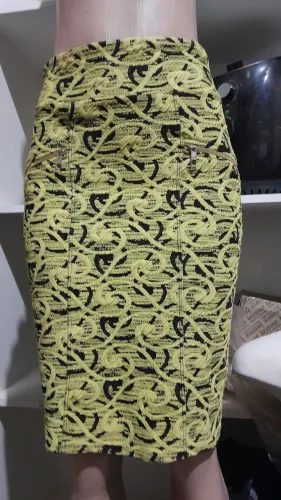 Saia Midi Secretaria jacquard