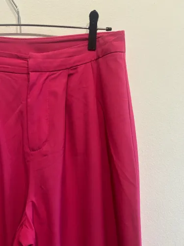 Calça Pantalona de Alfaiataria SHEIN Pink - Tam. M