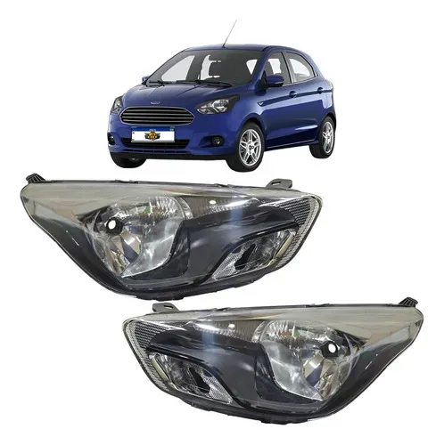 Par Farol Ford Ka 2015 2016 2017 2018 Máscara Negra Ambos Lados