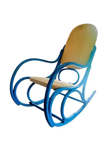Cadeira de balanço Thonet antiga