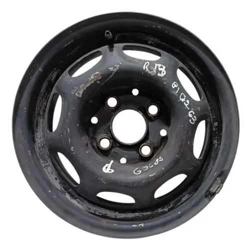 Roda Ferro Volkswagen Voyage Saveiro Gol G1 G2 G3 Aro 13 Pre Preto