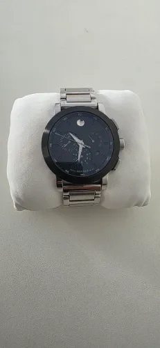 Relógio Movado Bold Chronograph Original - Aço Inoxidável 44mm
