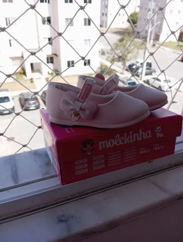 Sapatilha Rosa Numeração 21