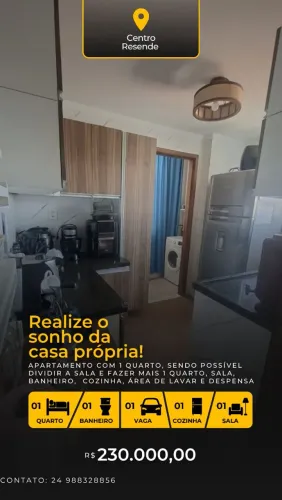 Vendo apartamento no Centro
