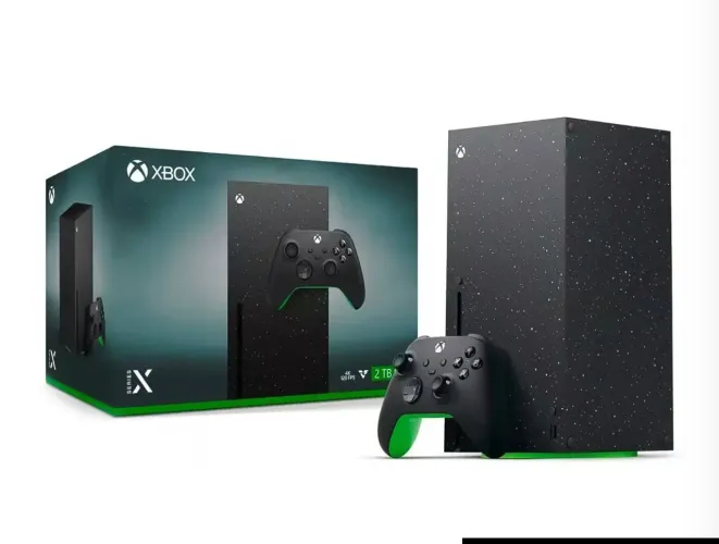 Console Xbox Series X Galaxy Black Special Edition 2TB SSD USA - Preto