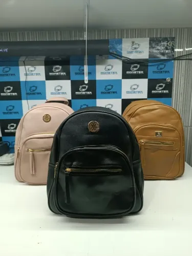 Bolsa Feminina de Costas Impermeável em Couro Sintético Premium